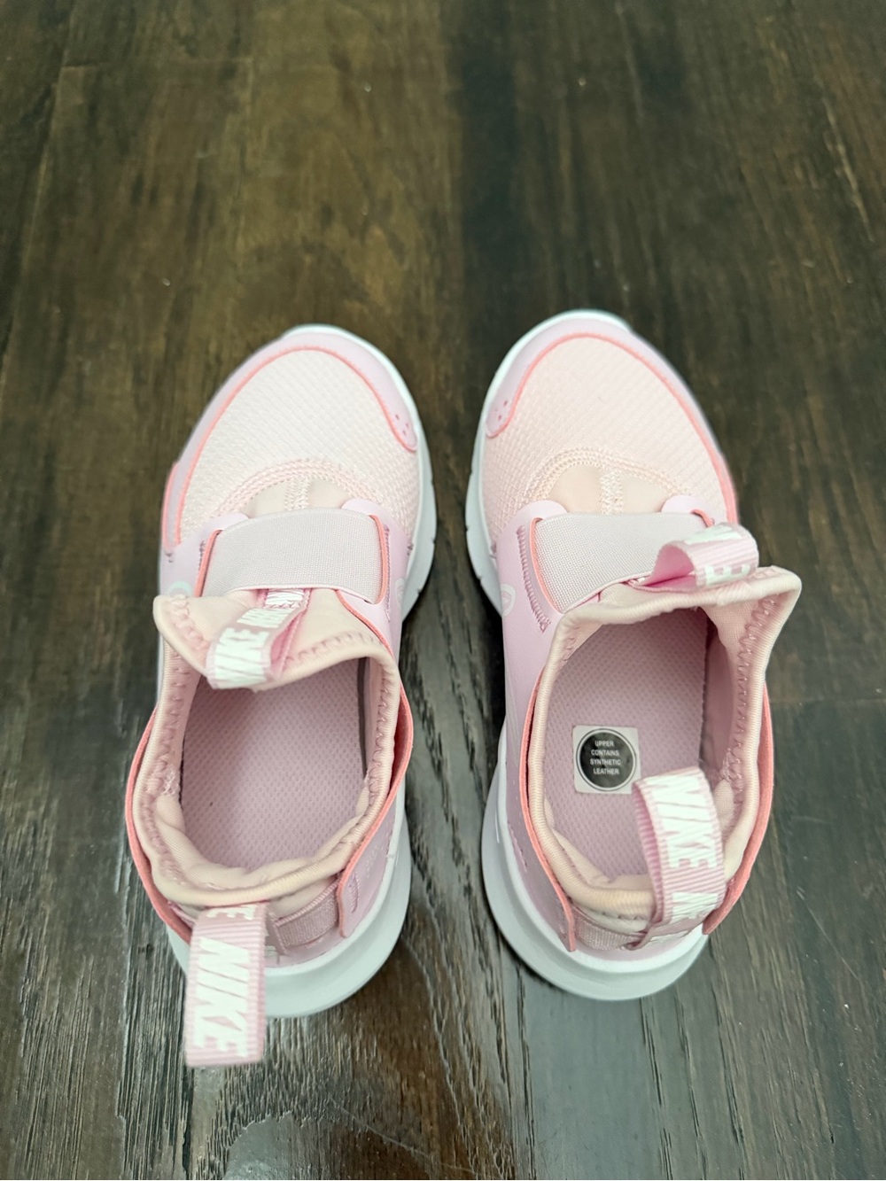 Nike Kids Pink Slip-On Sneaker with Strap